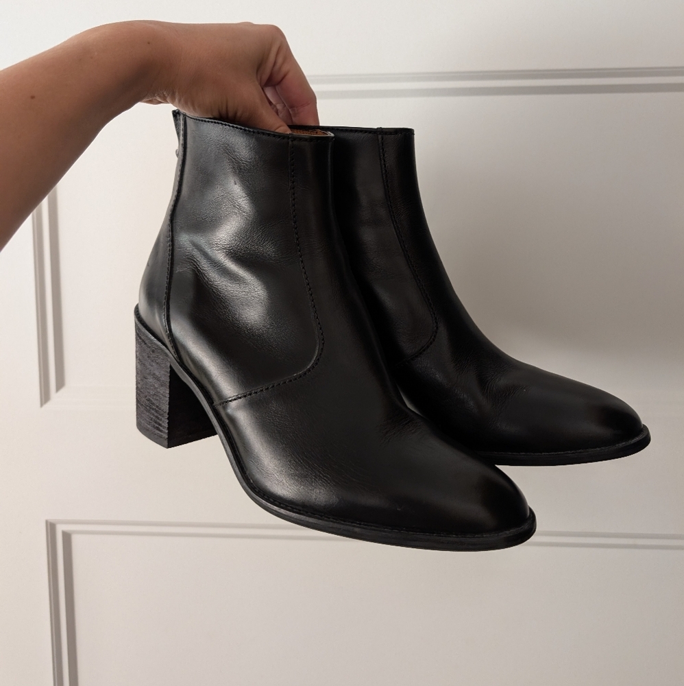 Madewell Ames Ankle Boots Black Size 8.5